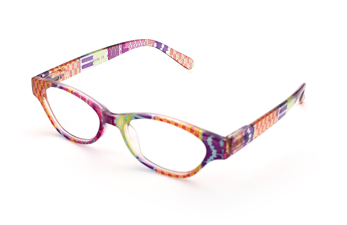 Occhiali Vintage Nigura N 1070 Senza Montatura &ndash; Turchese Multicolore &ndash; Nuovo Vecchio Stock NOS