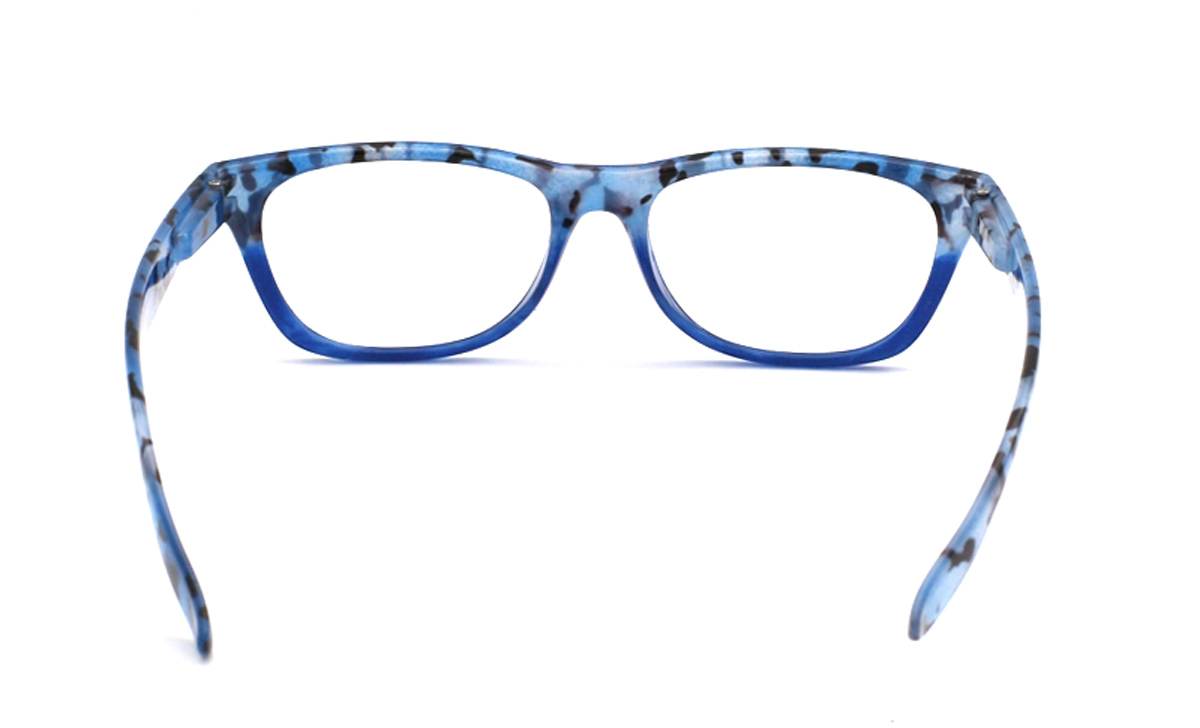 Occhiali Da Lettura FELRES Modello 2107 &ndash; Montatura Quadrata Blu, Lenti Filtranti Per Luce Blu &ndash; Unisex